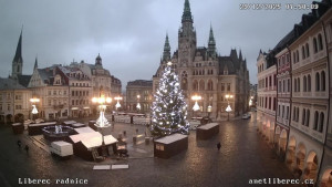 Město Liberec - Náměstí Dr. Edvarda Beneše - 29.12.2025 v 07:45