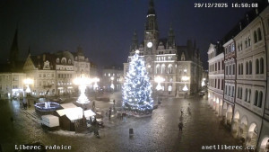 Město Liberec - Náměstí Dr. Edvarda Beneše - 29.12.2025 v 16:45