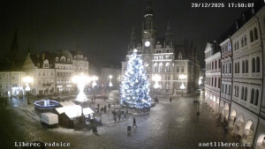 Město Liberec - Náměstí Dr. Edvarda Beneše - 29.12.2025 v 17:45