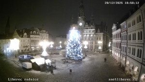 Město Liberec - Náměstí Dr. Edvarda Beneše - 29.12.2025 v 18:45
