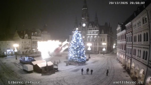 Město Liberec - Náměstí Dr. Edvarda Beneše - 29.12.2025 v 20:45