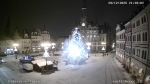 Město Liberec - Náměstí Dr. Edvarda Beneše - 29.12.2025 v 21:15