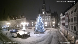 Město Liberec - Náměstí Dr. Edvarda Beneše - 29.12.2025 v 21:45