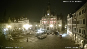 Město Liberec - Náměstí Dr. Edvarda Beneše - 31.1.2026 v 22:45