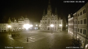 Město Liberec - Náměstí Dr. Edvarda Beneše - 13.3.2026 v 03:45