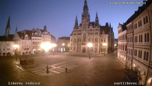 Město Liberec - Náměstí Dr. Edvarda Beneše - 13.3.2026 v 05:45