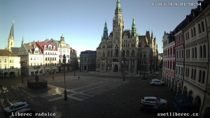 Město Liberec - Náměstí Dr. Edvarda Beneše - 13.3.2026 v 07:45