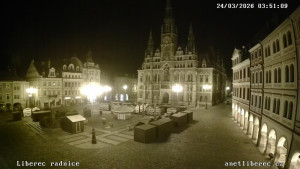 Město Liberec - Náměstí Dr. Edvarda Beneše - 24.3.2026 v 03:45