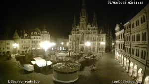 Město Liberec - Náměstí Dr. Edvarda Beneše - 30.3.2026 v 03:45