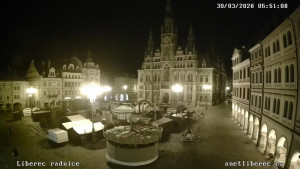 Město Liberec - Náměstí Dr. Edvarda Beneše - 30.3.2026 v 05:45