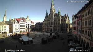 Město Liberec - Náměstí Dr. Edvarda Beneše - 7.4.2026 v 08:45