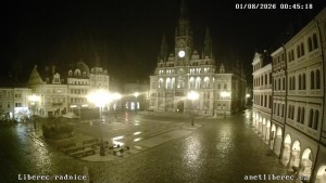 City of Liberec - Dr. Edvard Beneš Square - 1.8.2026 v 00:45 City of Liberec - Dr. Edvard Beneš Square - 1.8.2026 v 00:45