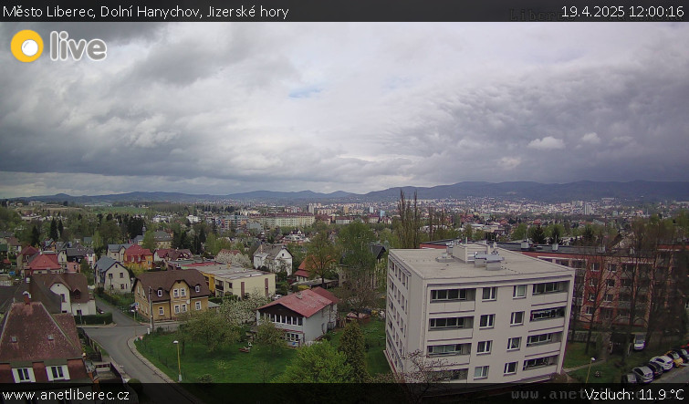 Město Liberec - Dolní Hanychov, Jizerské hory - 19.4.2025 v 12:00 Město Liberec - Dolní Hanychov, Jizerské hory - 19.4.2025 v 12:00