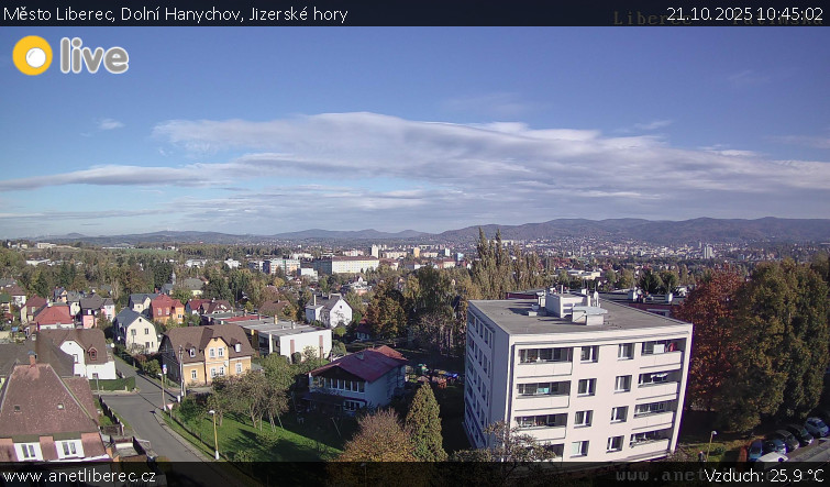 Město Liberec - Dolní Hanychov, Jizerské hory - 21.10.2025 v 10:45 Město Liberec - Dolní Hanychov, Jizerské hory - 21.10.2025 v 10:45