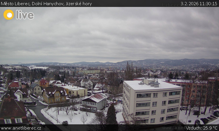 Město Liberec - Dolní Hanychov, Jizerské hory - 3.2.2026 v 11:30
