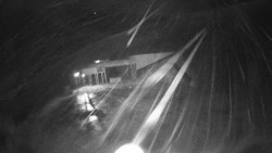 Modrá sjezdovka - dojezd k lanové dráze