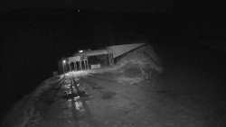 Modrá sjezdovka - dojezd k lanové dráze