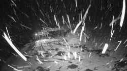 Modrá sjezdovka - dojezd k lanové dráze