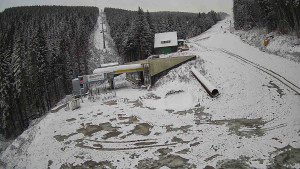 Červenohorské sedlo - Modrá sjezdovka - dojezd k lanové dráze - 19.11.2025 v 07:50