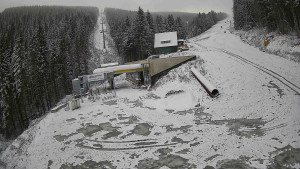 Červenohorské sedlo - Modrá sjezdovka - dojezd k lanové dráze - 19.11.2025 v 09:50