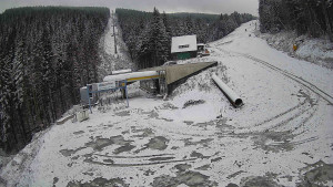 Červenohorské sedlo - Modrá sjezdovka - dojezd k lanové dráze - 19.11.2025 v 12:50