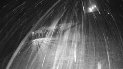 Modrá sjezdovka - dojezd k lanové dráze