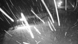 Modrá sjezdovka - dojezd k lanové dráze