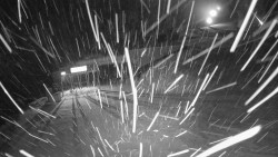 Modrá sjezdovka - dojezd k lanové dráze