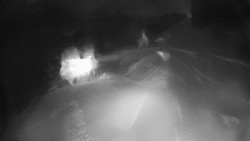 Modrá sjezdovka - dojezd k lanové dráze