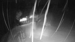 Modrá sjezdovka - dojezd k lanové dráze