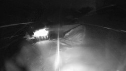 Modrá sjezdovka - dojezd k lanové dráze