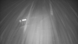 Modrá sjezdovka - dojezd k lanové dráze