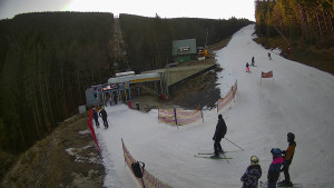 Červenohorské sedlo - Modrá sjezdovka - dojezd k lanové dráze - 22.12.2025 v 11:20