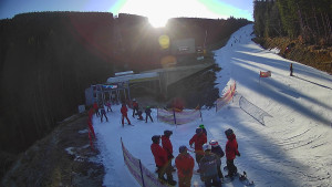 Červenohorské sedlo - Modrá sjezdovka - dojezd k lanové dráze - 22.12.2025 v 11:50