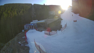 Červenohorské sedlo - Modrá sjezdovka - dojezd k lanové dráze - 22.12.2025 v 13:20