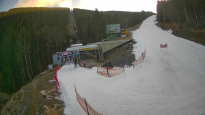 Červenohorské sedlo - Modrá sjezdovka - dojezd k lanové dráze - 22.12.2025 v 14:31