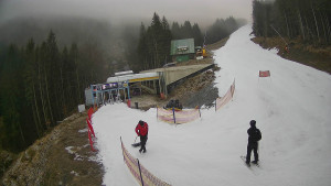 Červenohorské sedlo - Modrá sjezdovka - dojezd k lanové dráze - 22.12.2025 v 15:20