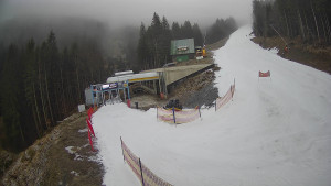 Červenohorské sedlo - Modrá sjezdovka - dojezd k lanové dráze - 22.12.2025 v 15:31