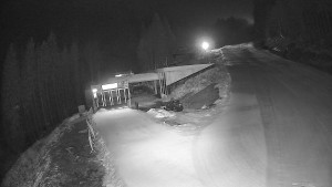 Červenohorské sedlo - Modrá sjezdovka - dojezd k lanové dráze - 23.12.2025 v 04:50