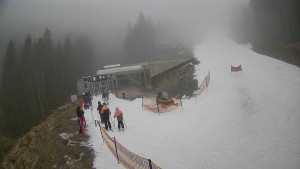 Červenohorské sedlo - Modrá sjezdovka - dojezd k lanové dráze - 23.12.2025 v 10:31