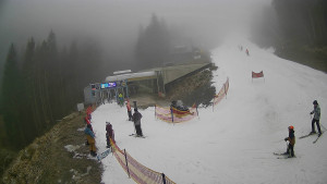 Červenohorské sedlo - Modrá sjezdovka - dojezd k lanové dráze - 23.12.2025 v 11:01