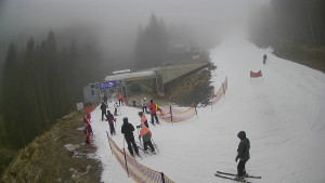 Červenohorské sedlo - Modrá sjezdovka - dojezd k lanové dráze - 23.12.2025 v 11:31