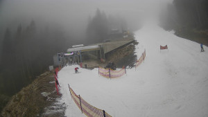 Červenohorské sedlo - Modrá sjezdovka - dojezd k lanové dráze - 23.12.2025 v 12:30