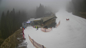 Červenohorské sedlo - Modrá sjezdovka - dojezd k lanové dráze - 23.12.2025 v 12:50