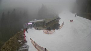 Červenohorské sedlo - Modrá sjezdovka - dojezd k lanové dráze - 23.12.2025 v 13:50