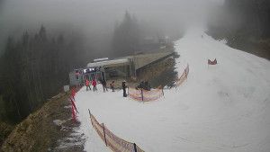 Červenohorské sedlo - Modrá sjezdovka - dojezd k lanové dráze - 23.12.2025 v 15:00