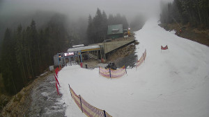 Červenohorské sedlo - Modrá sjezdovka - dojezd k lanové dráze - 23.12.2025 v 15:40