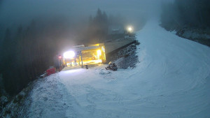 Červenohorské sedlo - Modrá sjezdovka - dojezd k lanové dráze - 23.12.2025 v 16:10