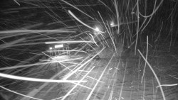 Modrá sjezdovka - dojezd k lanové dráze