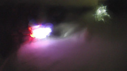 Modrá sjezdovka - dojezd k lanové dráze